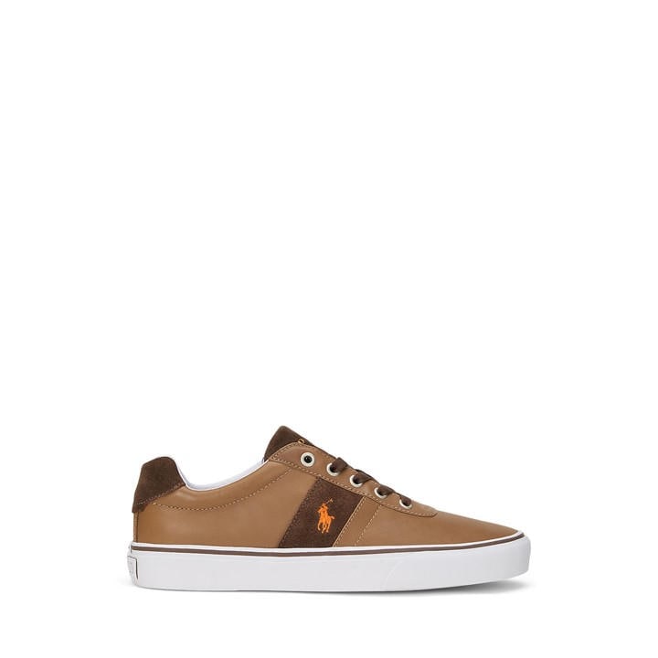 Polo Ralph Lauren Men's Brown Hanford Trainers Size 6