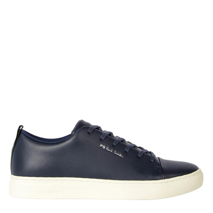 Ps Paul Smith Men's Blue Lee Leather Trainer Size 6