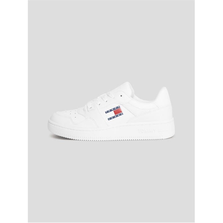 White - Tommy Jeans - Essential Retro Basketball Trainers