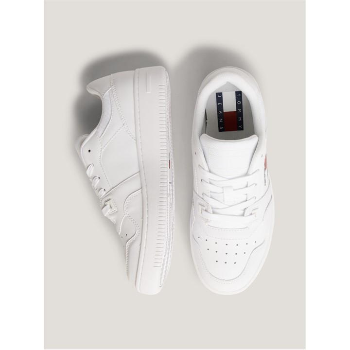 White - Tommy Jeans - Essential Retro Basketball Trainers