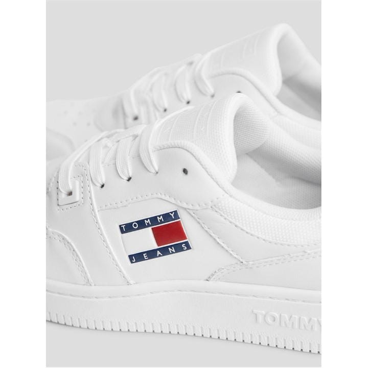 White - Tommy Jeans - Essential Retro Basketball Trainers