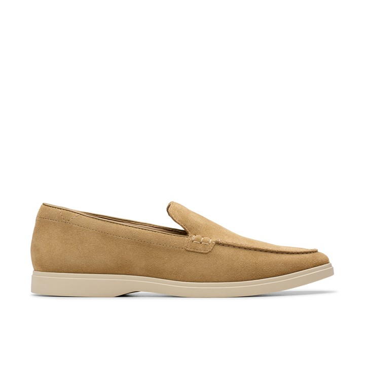 Dark Sand - Clarks - Torford Easy Loafers