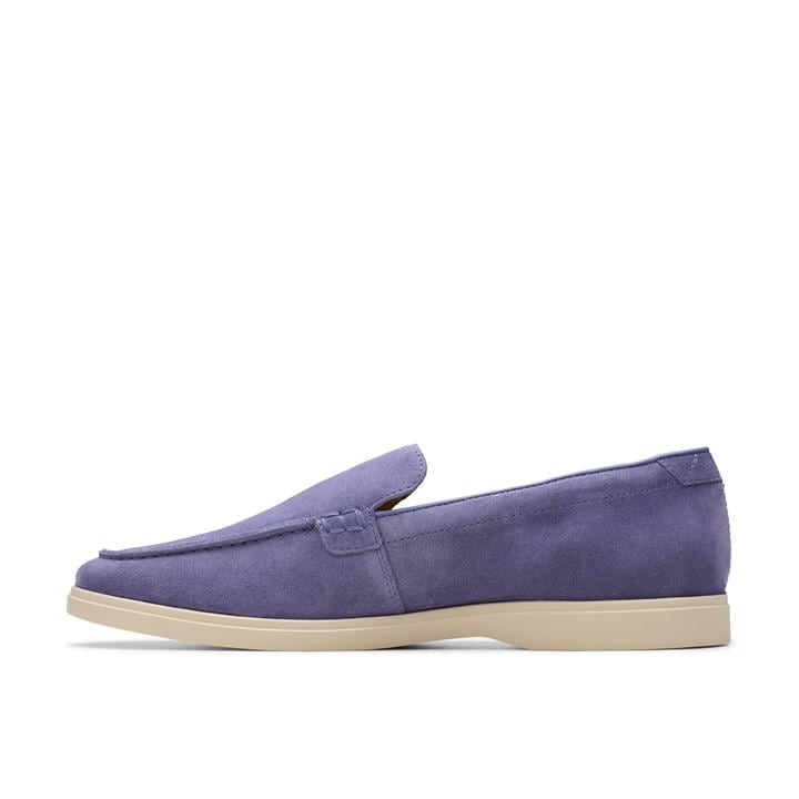 Dusky Blue - Clarks - Torford Easy Loafers