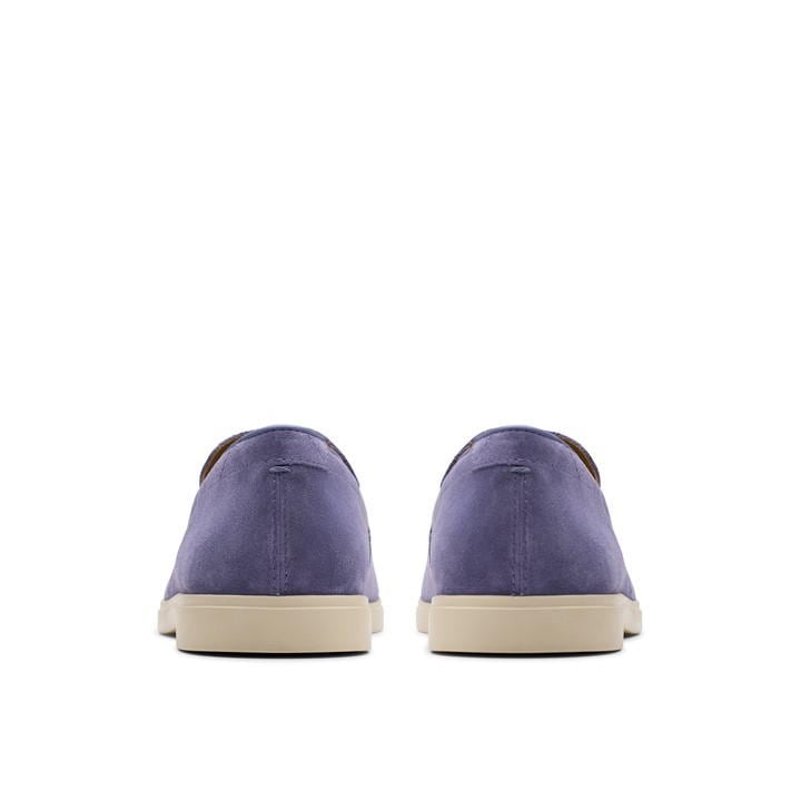 Dusky Blue - Clarks - Torford Easy Loafers