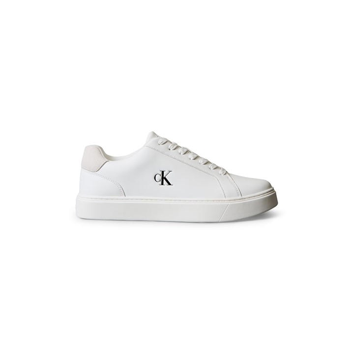 Calvin Klein Men's White Ck Lthr Clssc Cup Sn54 Size 10