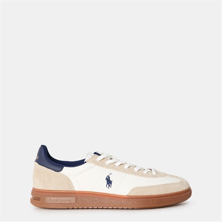 White/Black - Polo Ralph Lauren - Men's Bedford Low-Top Trainers