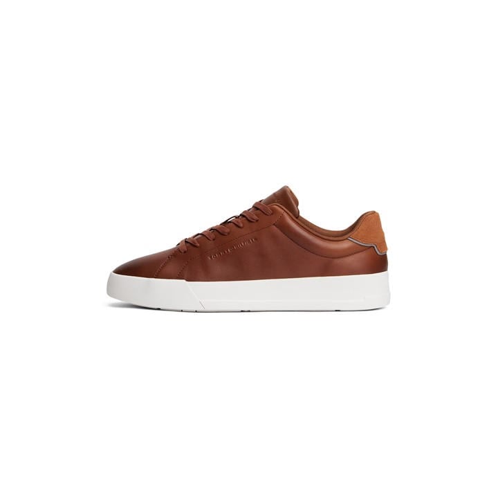 Tommy Hilfiger Men's Brown Tommy Core Court Sn54 Size 9