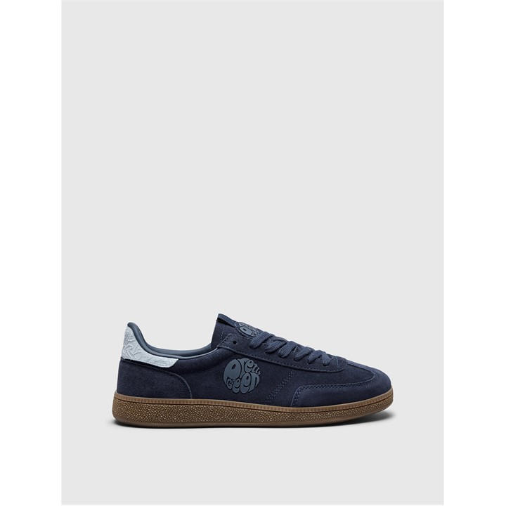 Pretty Green Men's Blue Suede Trainers Size 10