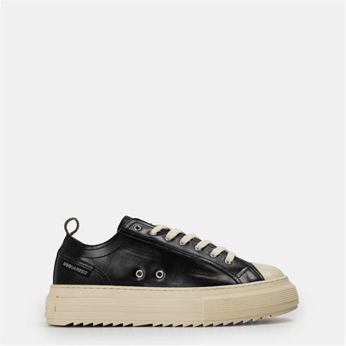 DSQUARED2 - Men's DSQ Leather Berlin Low-Top Trainers