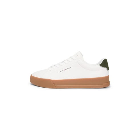 TOMMY HILFIGER - Men's ESS Leather Court Trainers