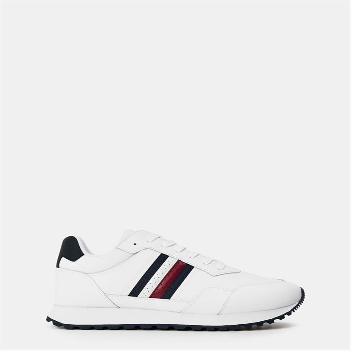 Tommy Hilfiger Men's White Tommy Eva Runner Sn54 Size 10