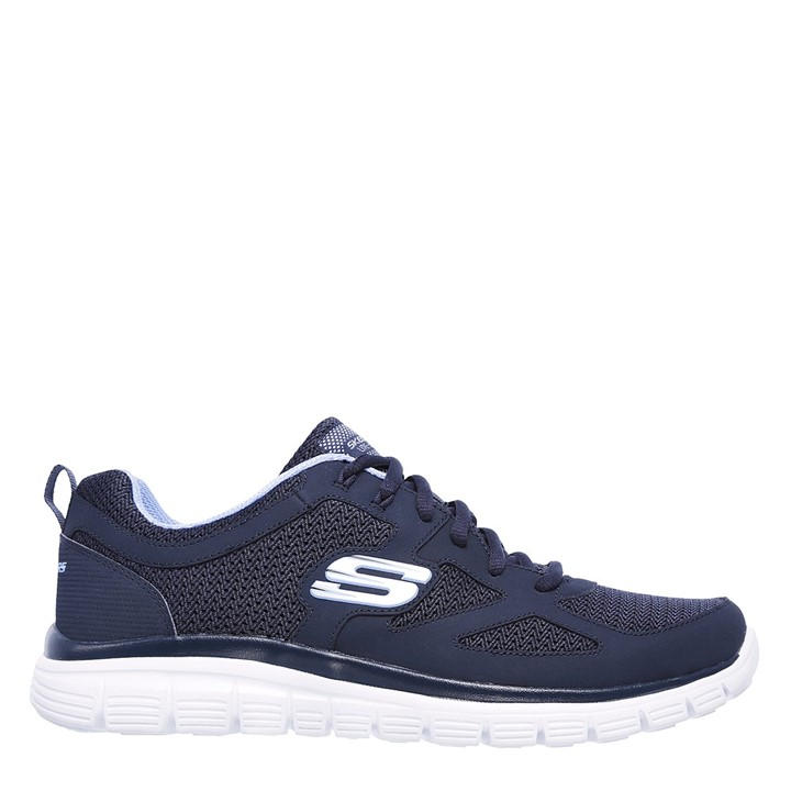 Skechers Men's Blue Flex Burns Agoura Trainers Size 10