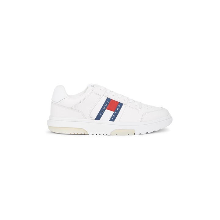 Tommy Jeans Men's White The Brooklyn Leather Ess Size 9