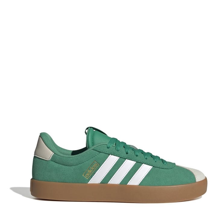 Adidas Men's Green Vl Court 3.0 Shoes - Size 10