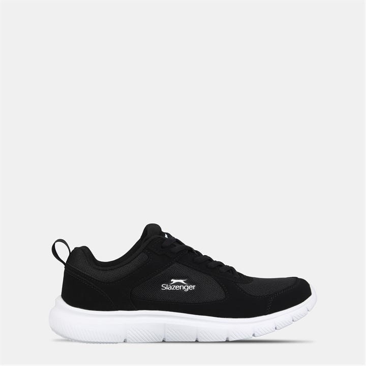 Slazenger Men's Black Force Mesh Trainer Size 10