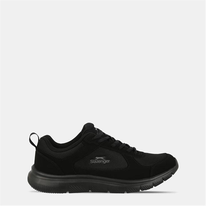 Slazenger Men's Black Force Mesh Trainer Size 10