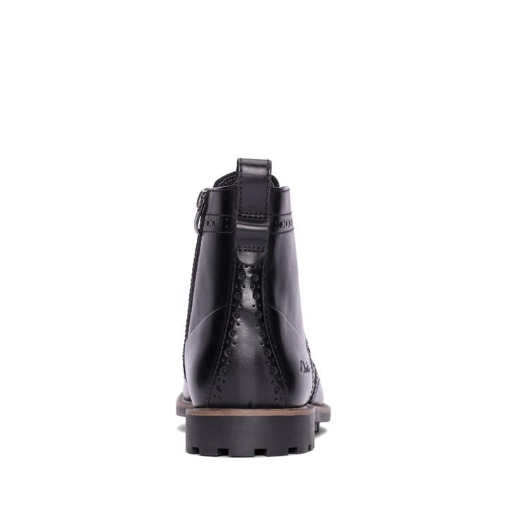 Black Leather - Clarks - Westcombe Brogue Boots