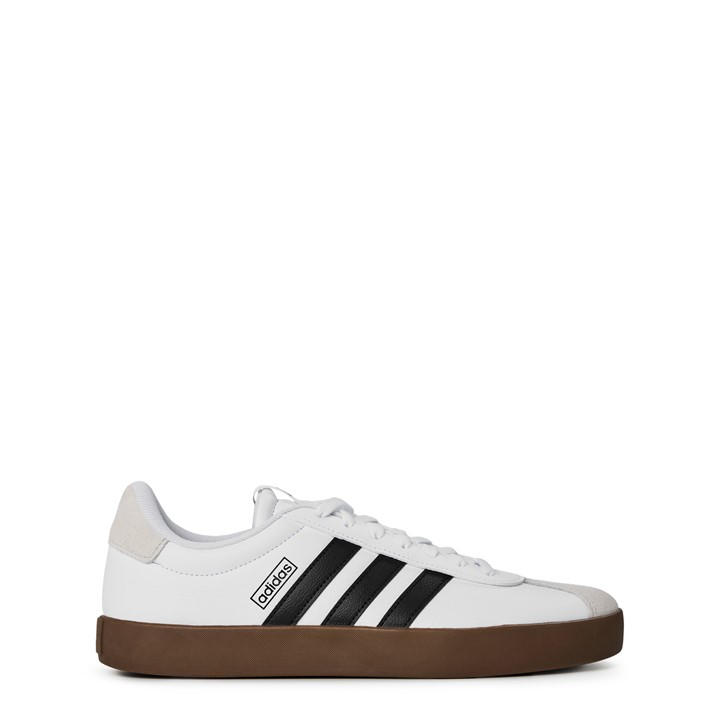 Adidas Men's White Vl Court 3.0 Shoes - Size 10