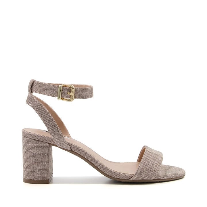 Dune London Women's Metallics Meye Sandals Size 5