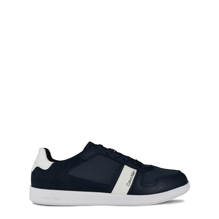 Calvin Klein Men's Blue Lace Up Mix Trainers Size 8