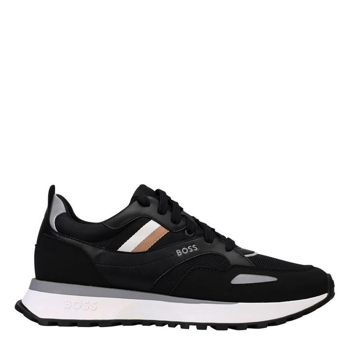 Boss Men's Black Jonah Runner Style Trainer Size 9
