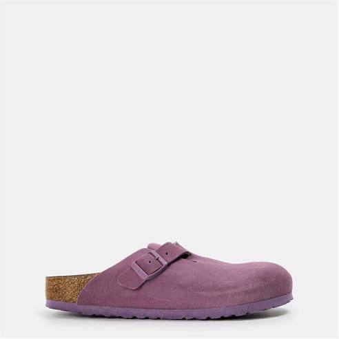 BIRKENSTOCK - Boston Suede Flat Sandals