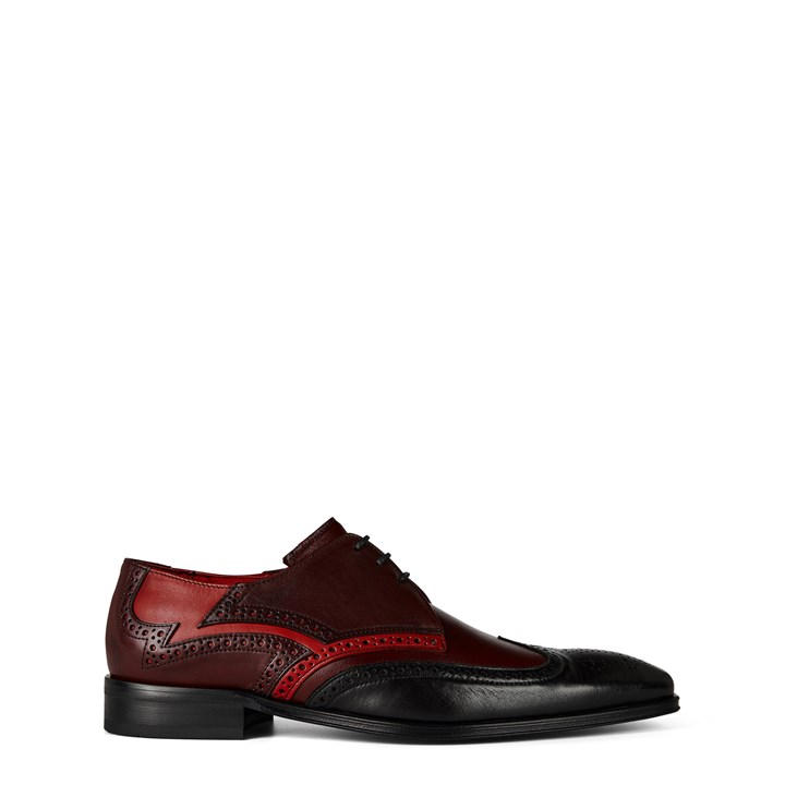 Jeffery West Men's Black Scarface Three-Tone Leather Brogues Size 10