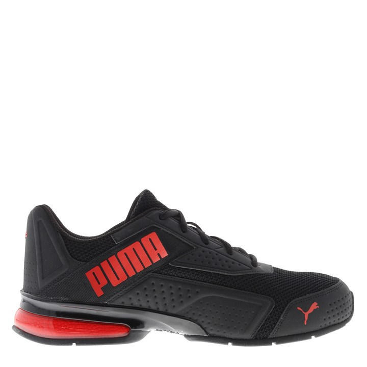 Puma Men's Black Leader Vt Nubuck Trainers Size 9.5