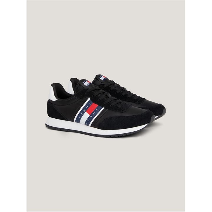 Tommy Jeans Men's Black Casual Ess Trainers Size 9