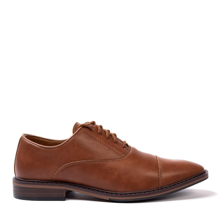 Giorgio Men's Brown Ford Derby Shoes Size 6
