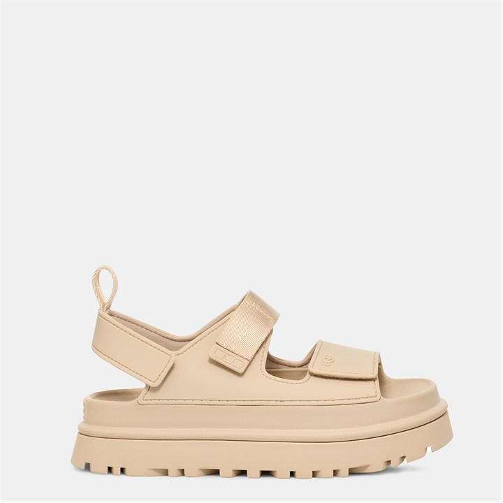 Ugg 44mm Golden Glow Tpu Sandals In Beige