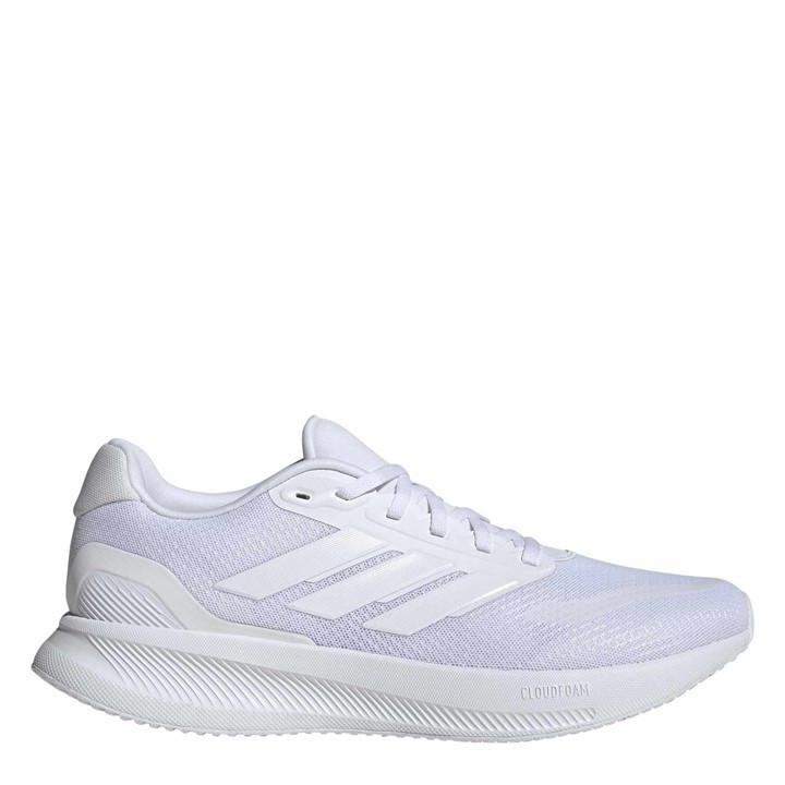 Adidas Men's White Run Falcon 5 Trainers Size 10.5