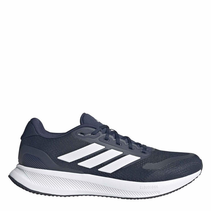 Adidas Men's Blue Run Falcon 5 Trainers Size 8.5