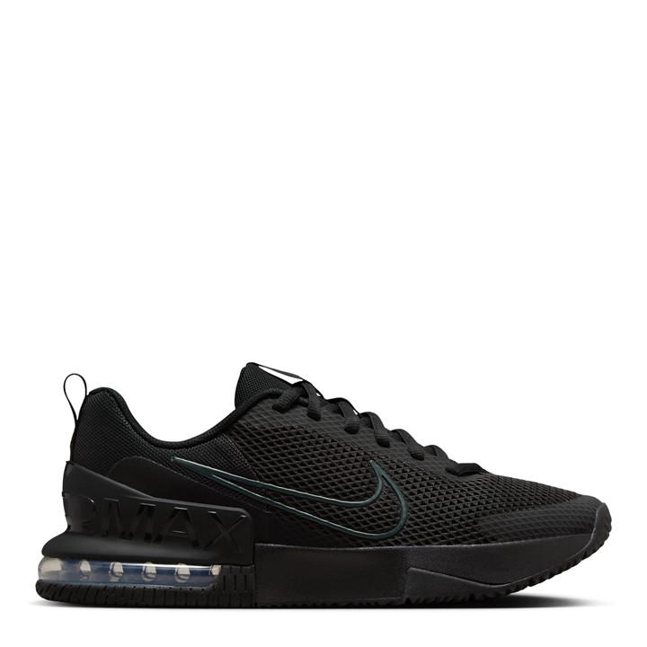 nike training air max alpha 2 trainers in black and neon green