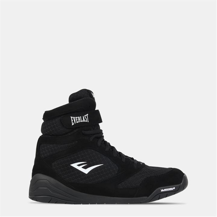 Everlast Men's Black Pro Elite Boxing Boots Size 9