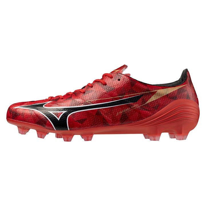 Mizuno Men's Red Alpha Ii Firm Ground Rugby Boots Size 9