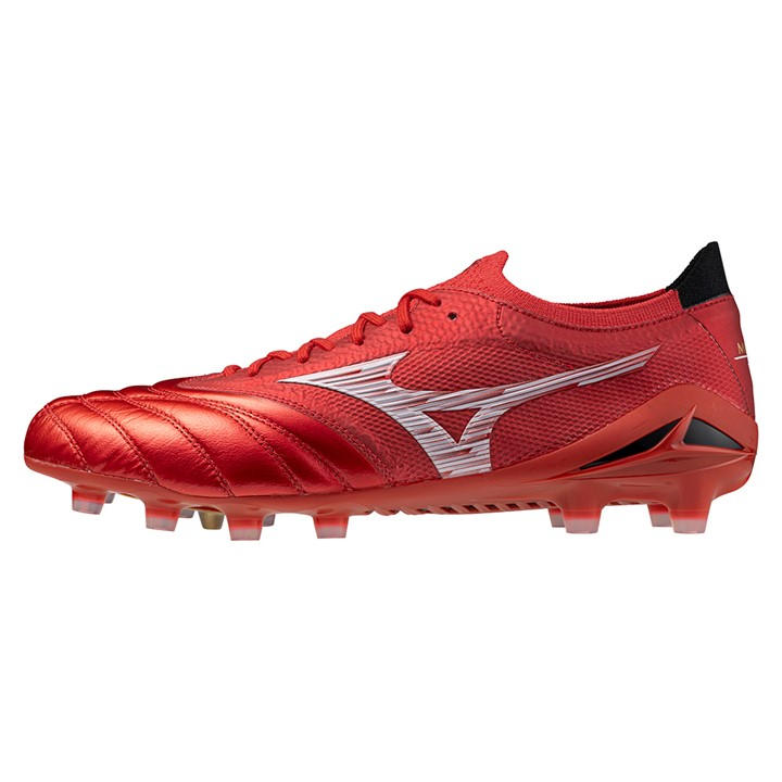 Mizuno Men's Red Morelia Neo Iv Beta Adults Firm Ground Rugby Boots Size 12