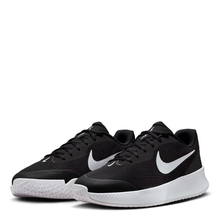 Black/White - Nike - Vapor Lite 3 Hard Court Tennis Shoes Mens