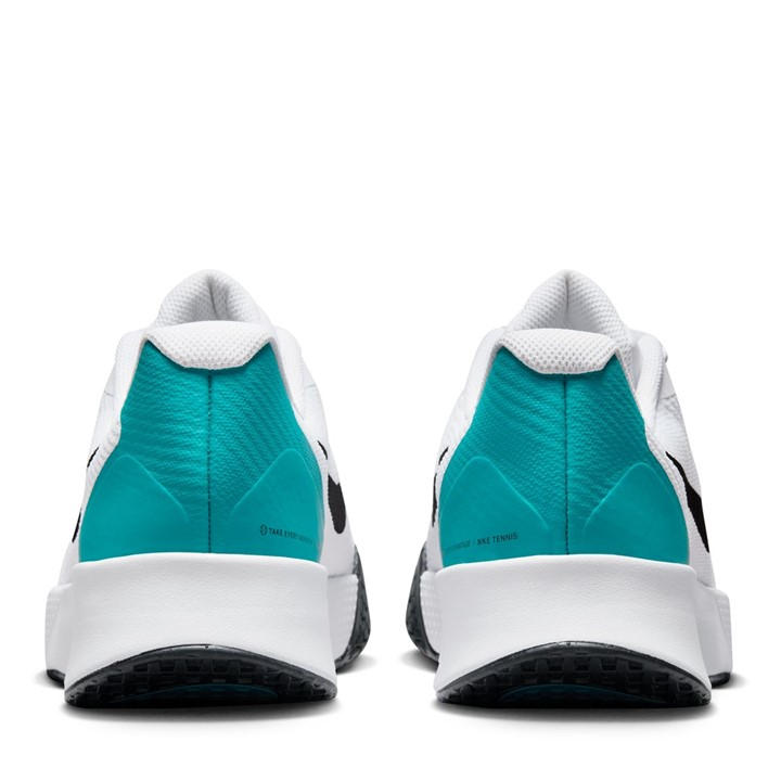 Wht/Blk-Emrld - Nike - Vapor Lite 3 Hard Court Tennis Shoes Mens