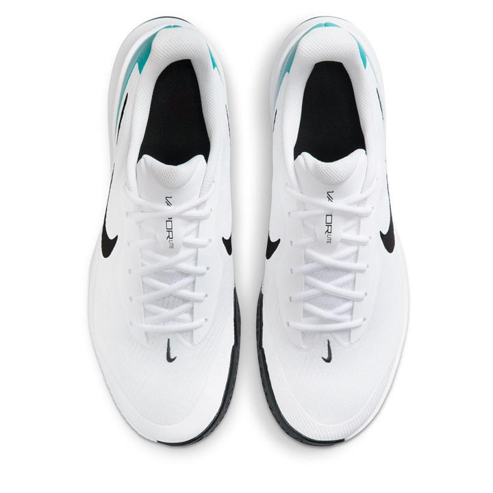 Wht/Blk-Emrld - Nike - Vapor Lite 3 Hard Court Tennis Shoes Mens