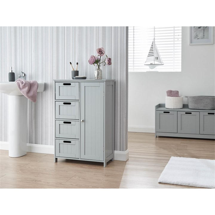 Gfw Grey Colonial Multi Cabinet -