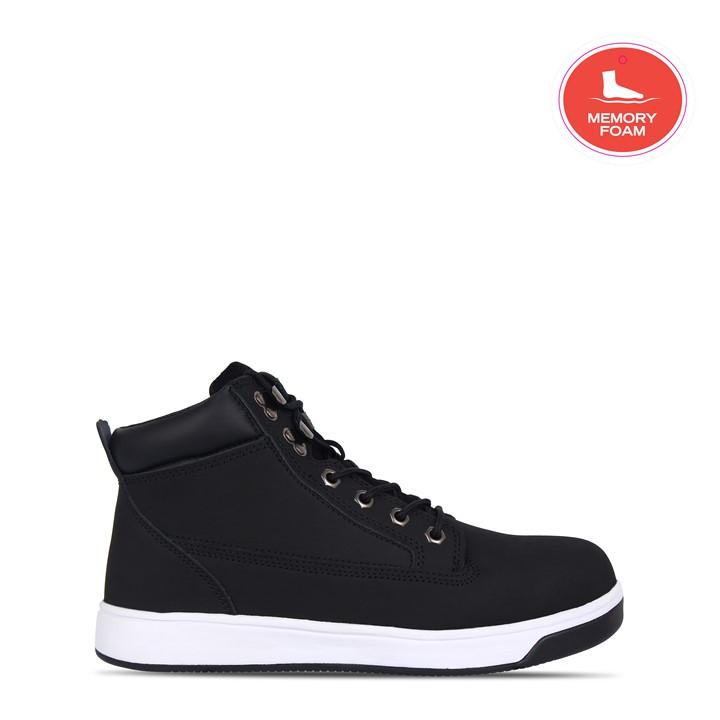 Dunlop Men's Black Nebraska Memory Foam Safety Boots Size 8.5