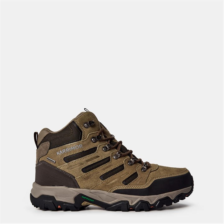 Karrimor Men's Brown Mount Mid Waterproof Walking Boots Size 10.5