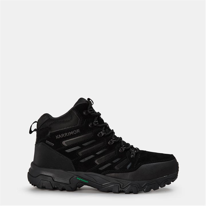 Karrimor Men's Black Mount Mid Waterproof Walking Boots Size 10.5