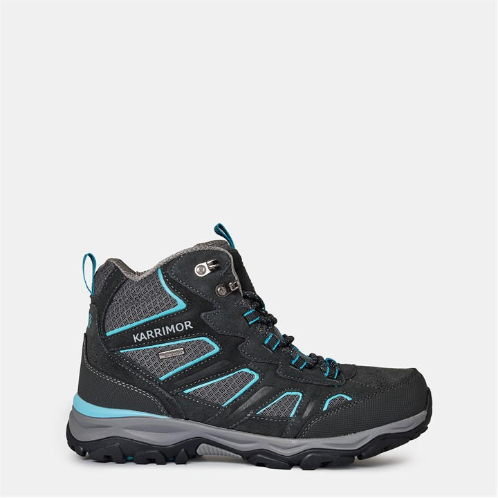 Karrimor Women's Grey Mount Mid Waterproof Walking Boots Size 4