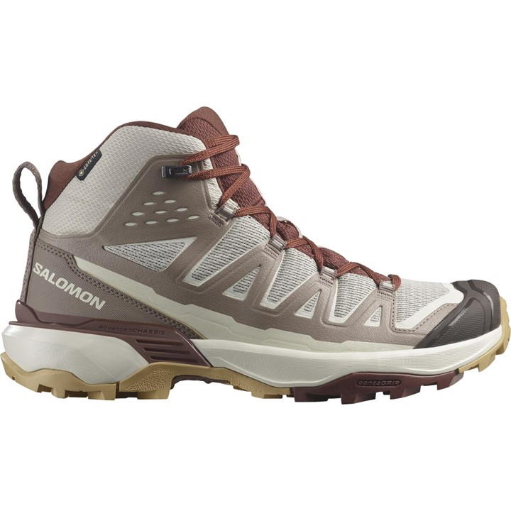 Salomon Xultra 360 Edge Mid Gtx Womens Walking Shoe In Multi