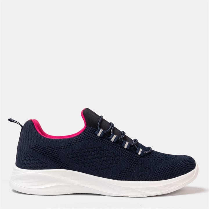 Donnay Women's Blue Knit Runner Slip On Trainers Size 9