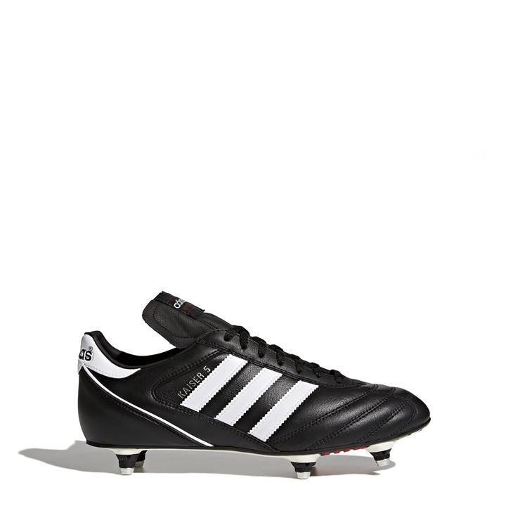 Adidas Men's Black Kaiser 5 Cup Football Boots Soft Ground Size 8