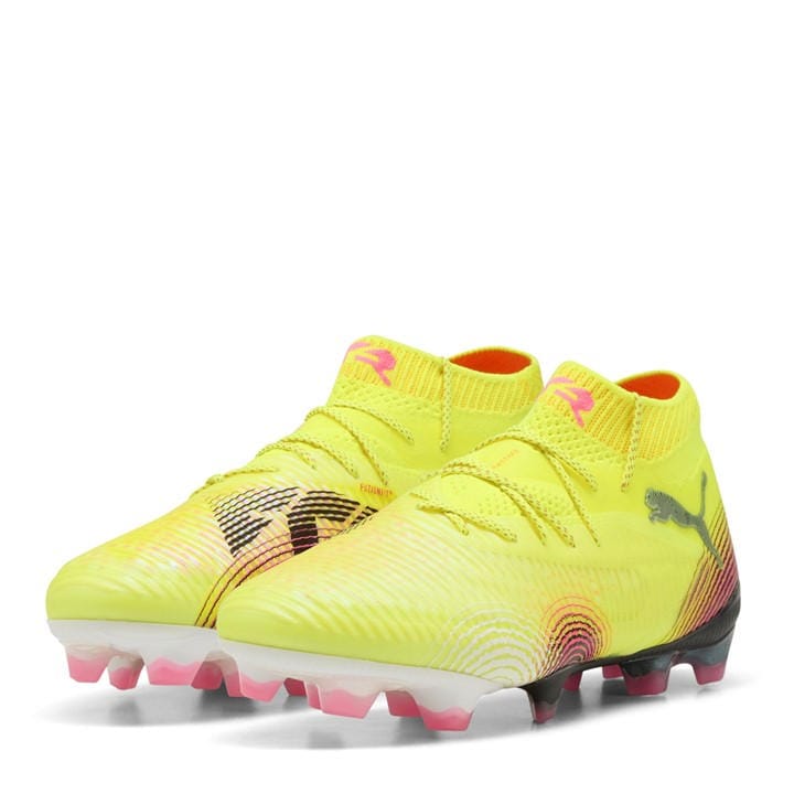 Puma Women's Yellow Future Ultimate Firm Ground Football Boots Size 8