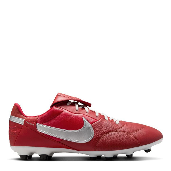 Nike Men's Red Premier 3 Firm Ground Football Boots Size 9